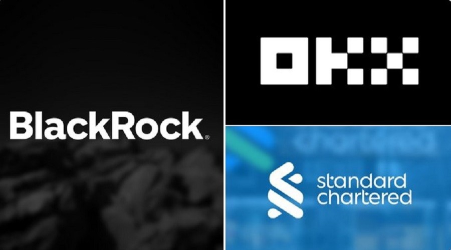 OKX, BlackRock, Standard Chartered