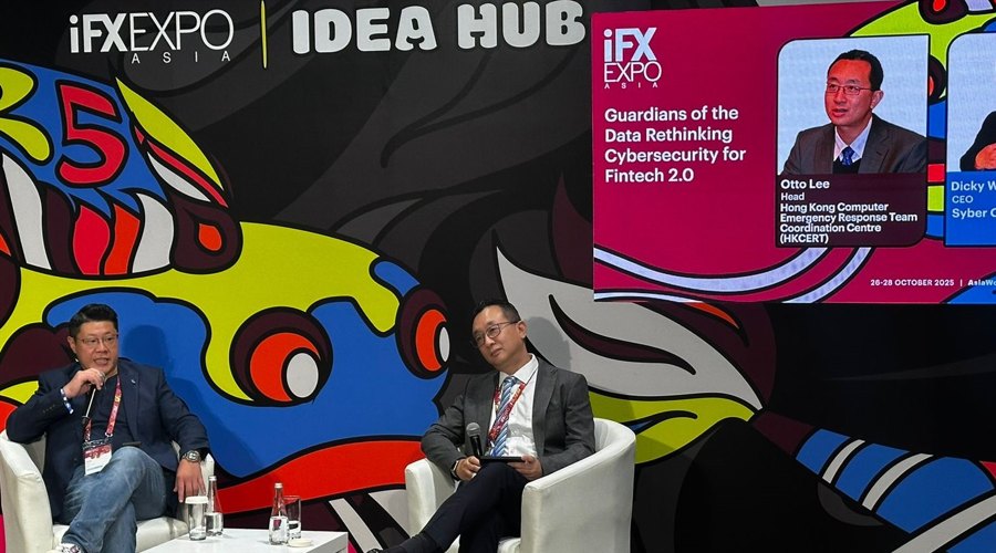 Otto Lee and Dicky Wong discuss cybersecurity for fintech at iFX EXPO Asia 2025.