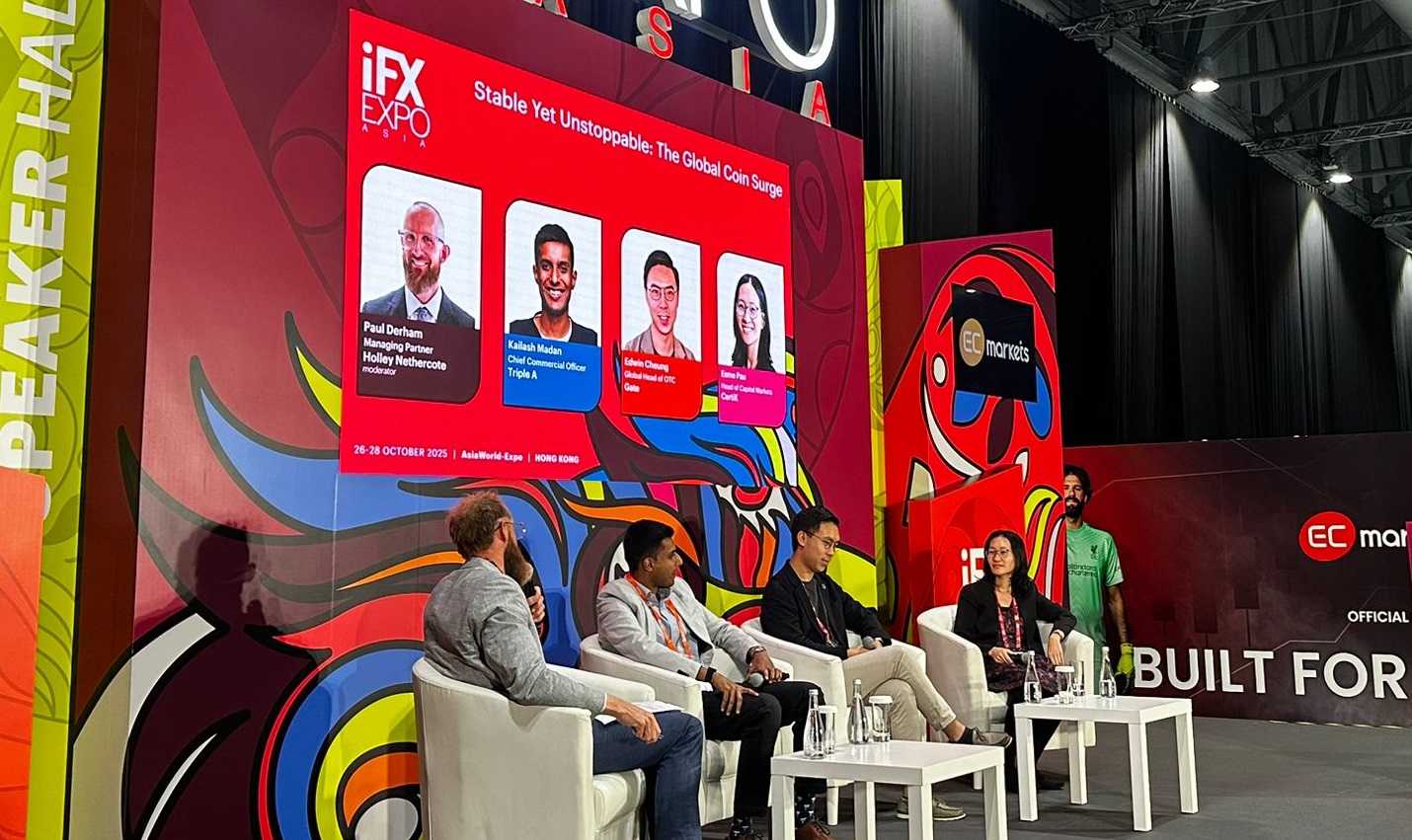 Panelists at iFX EXPO Asia 2025 discuss global stablecoin markets and regulations