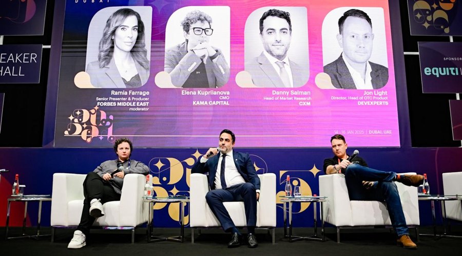 Panelists on the topic Echoes of the Future: AI's Pulse in MENA