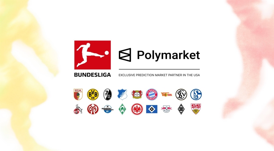 Polymarket and Bundesliga partnership announcement. Source: Polymarket official X account