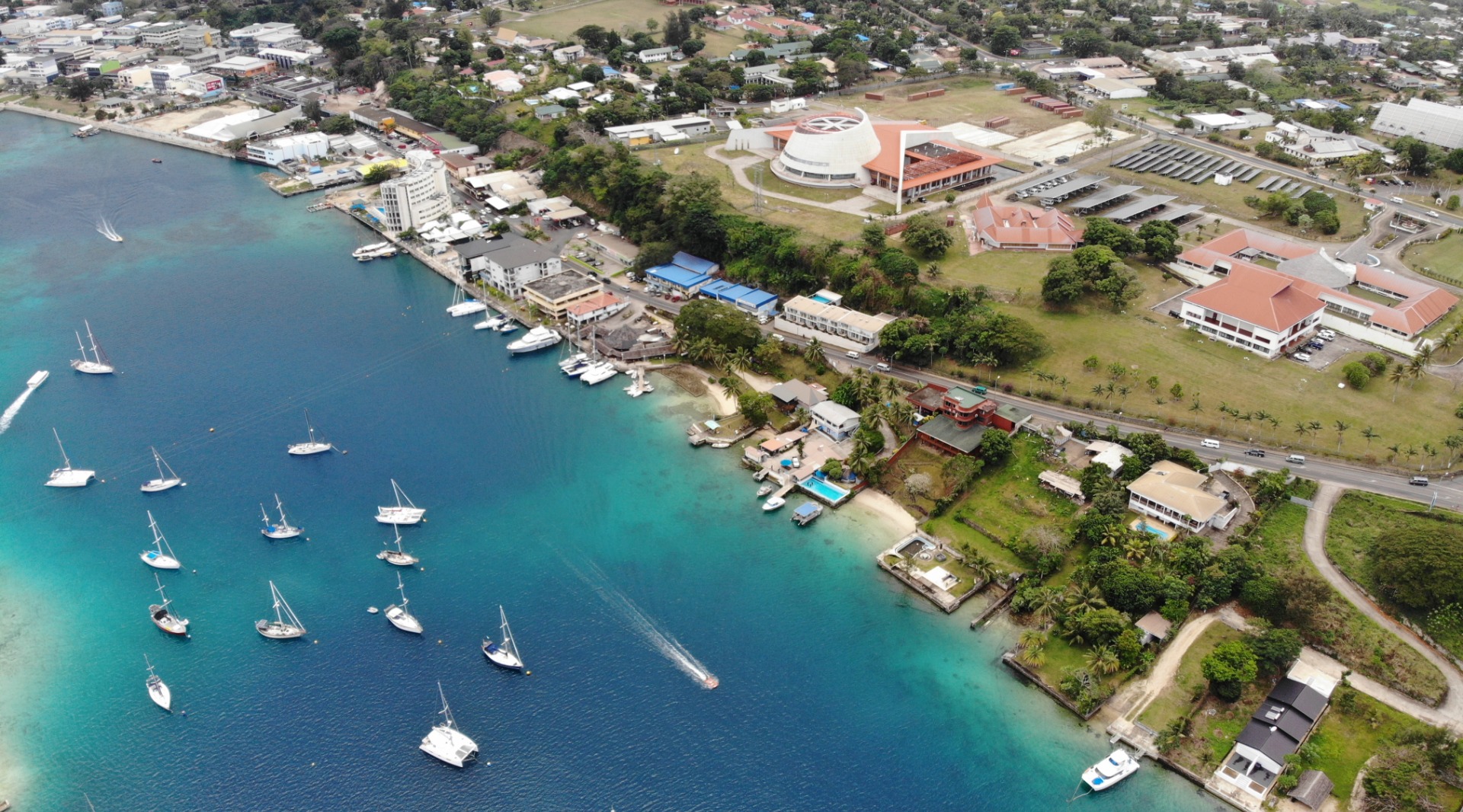 Port Vila harbour at Vanuatu (shutterstock)