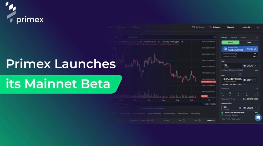 Primex, the Protocol for Spot Margin Trading on DEXs, Launches its Mainnet Beta