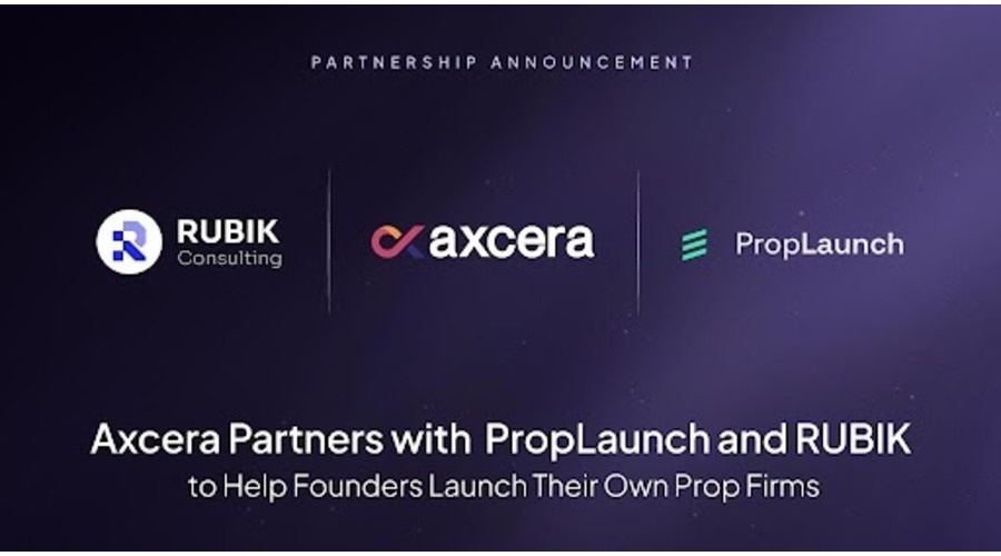 PropLaunch, Axcera, and RUBIK partner to simplify prop firm launches.