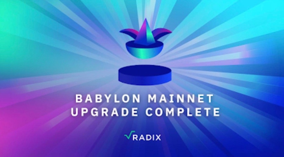 Radix Rack Network Radix Babylon Upgrade Marks New Era for Web3 User and Developer Experience