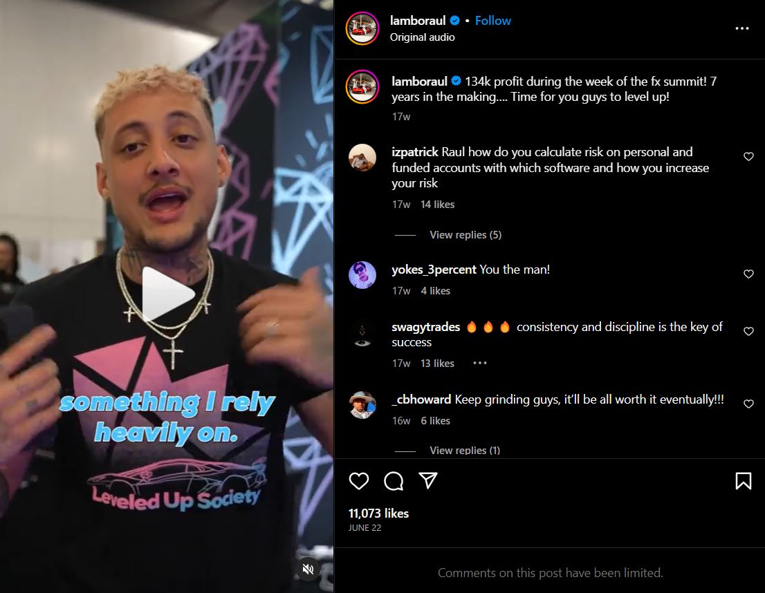 Raul promoting the services of Leveled Up Society