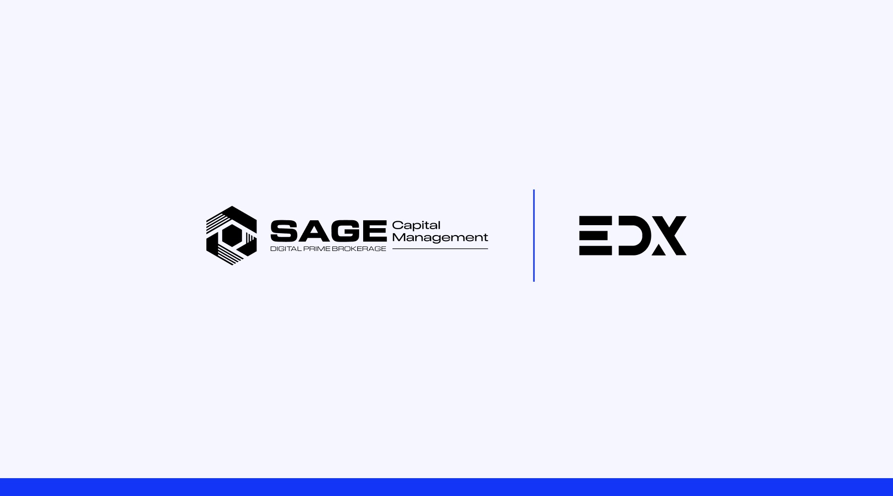 Sage Capital Management and EDX Markets