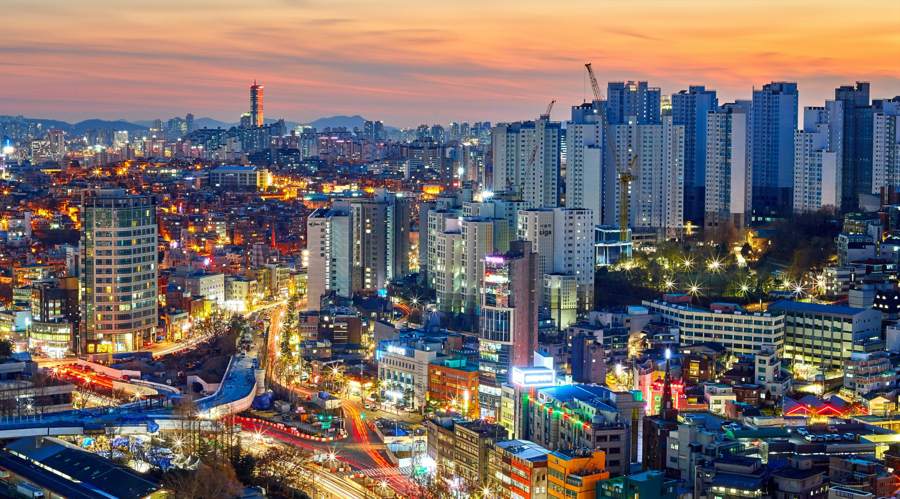 Seoul skyline image source Unsplash