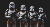 Star Wars, row of clone trooper from the 212th Attack Battalion