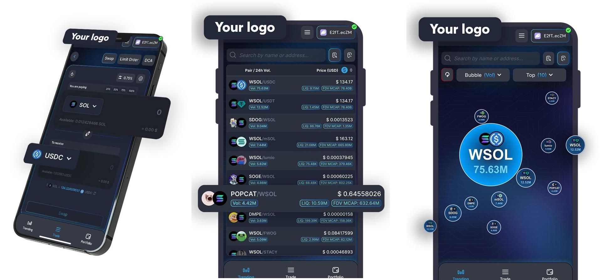 The look of white label DEX. Source: FirstByt