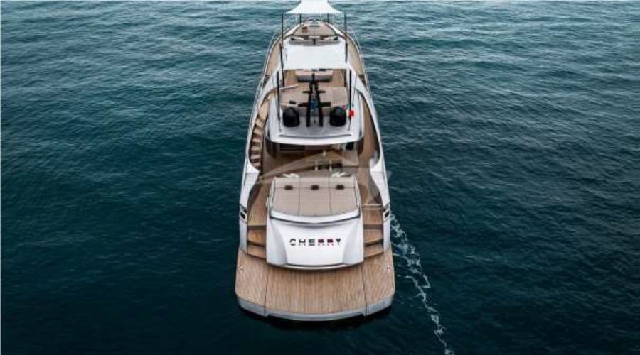 The luxury yacht, named Cherry (Photo: the press release of Enforcement Directorate)