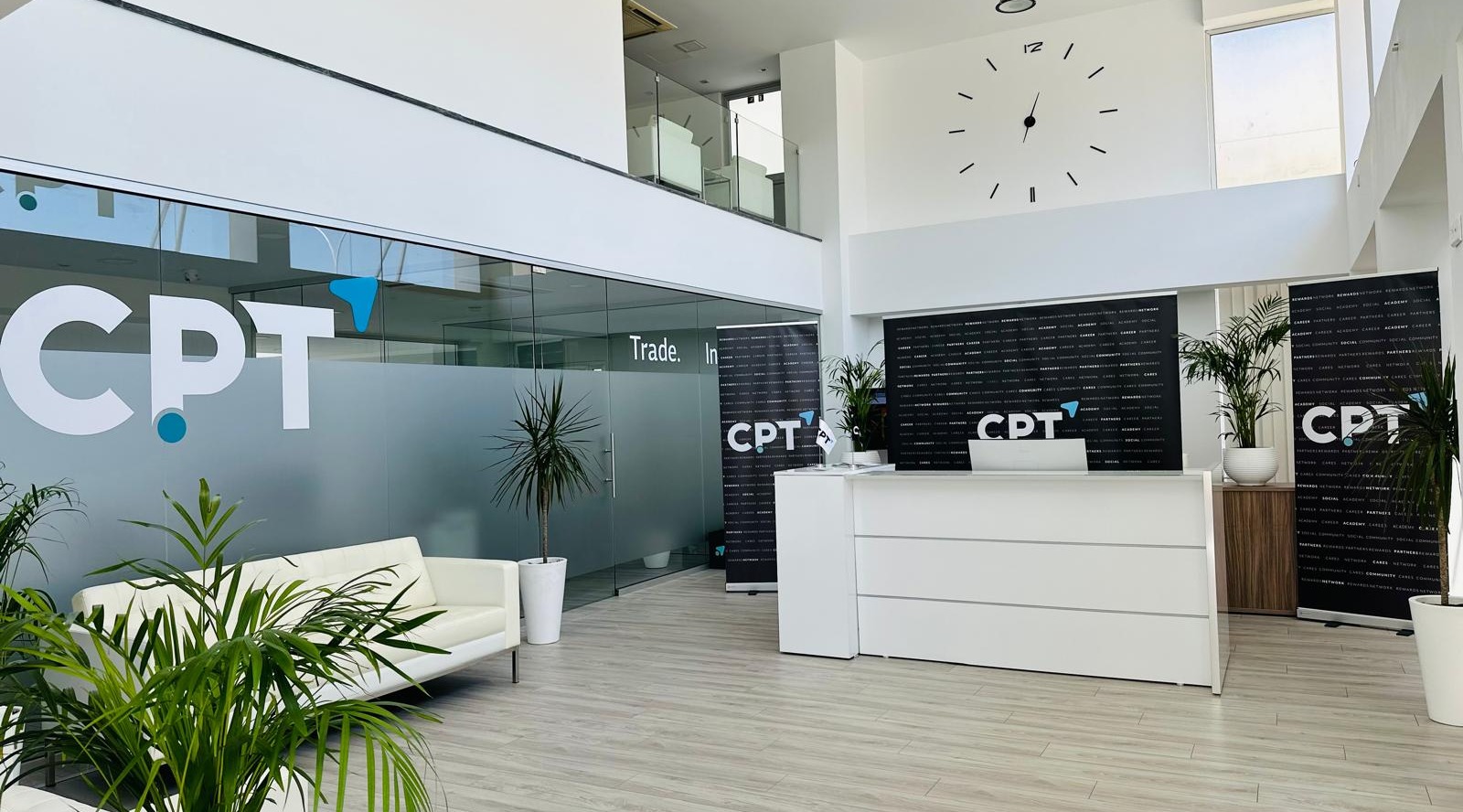 The new Cyprus office space of CPT Markets