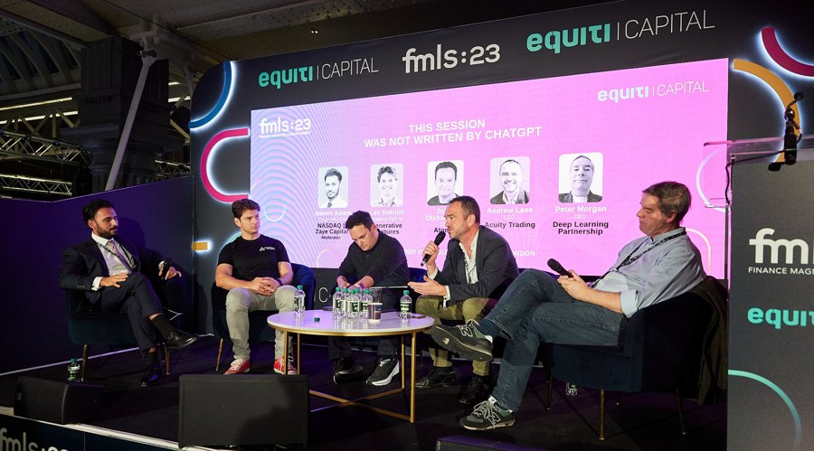 The panel discussion on "This Session Was NOT Written by ChatGPT" at FMLS:23