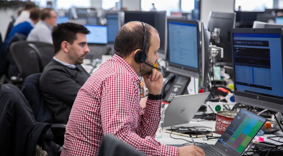The trading floor of IG Group