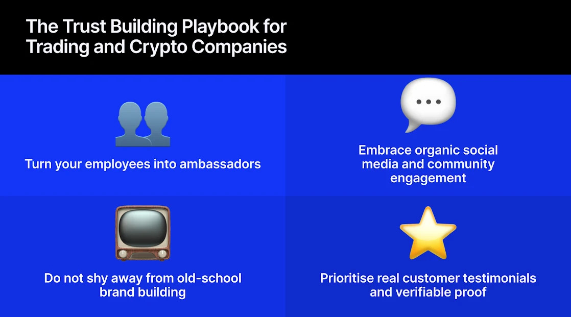 The trust building playbook