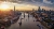 The view of the skyline of London, England, with Tower Bridge, River Thames and City skyscrapers
