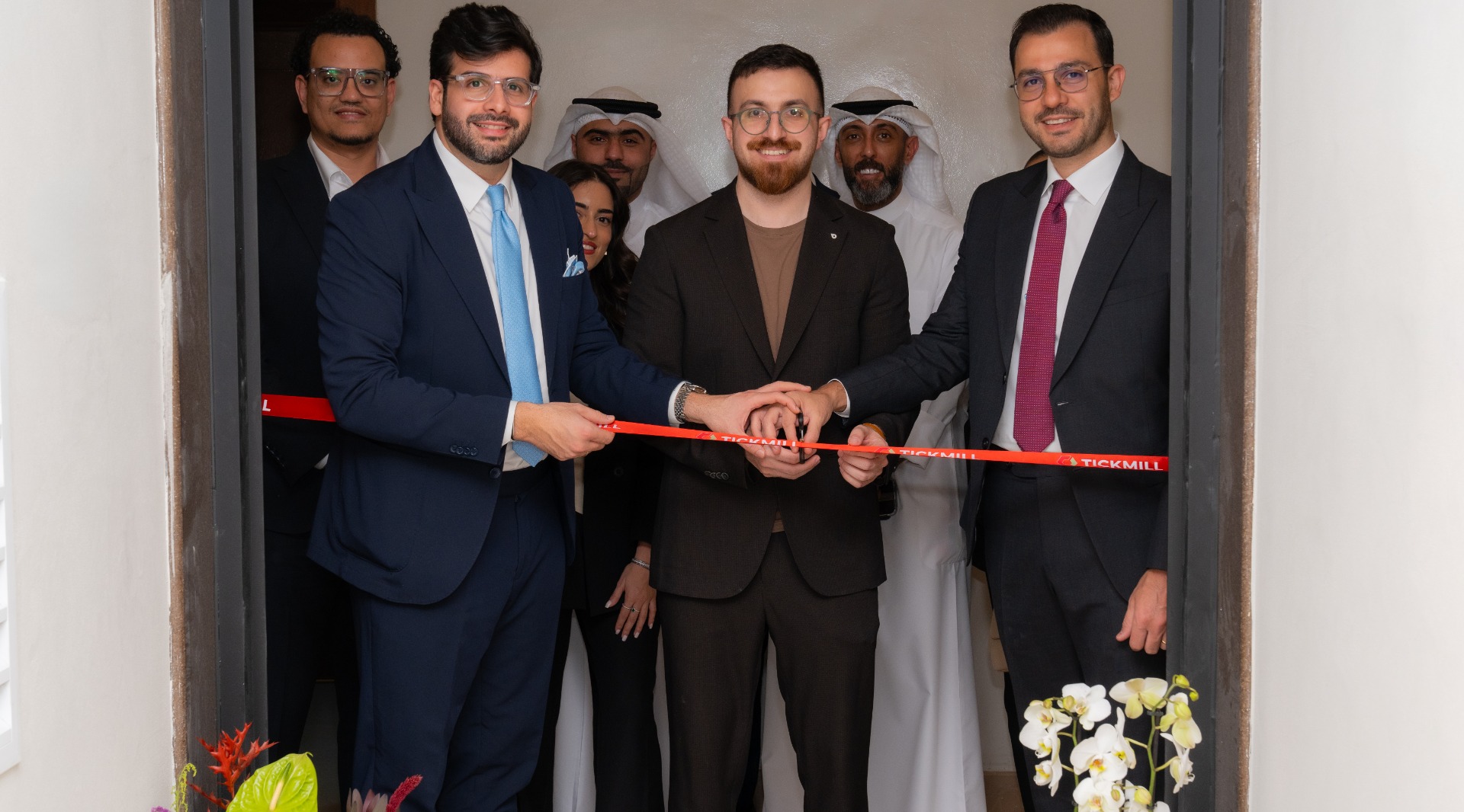 Tickmill office opening in Kuwait