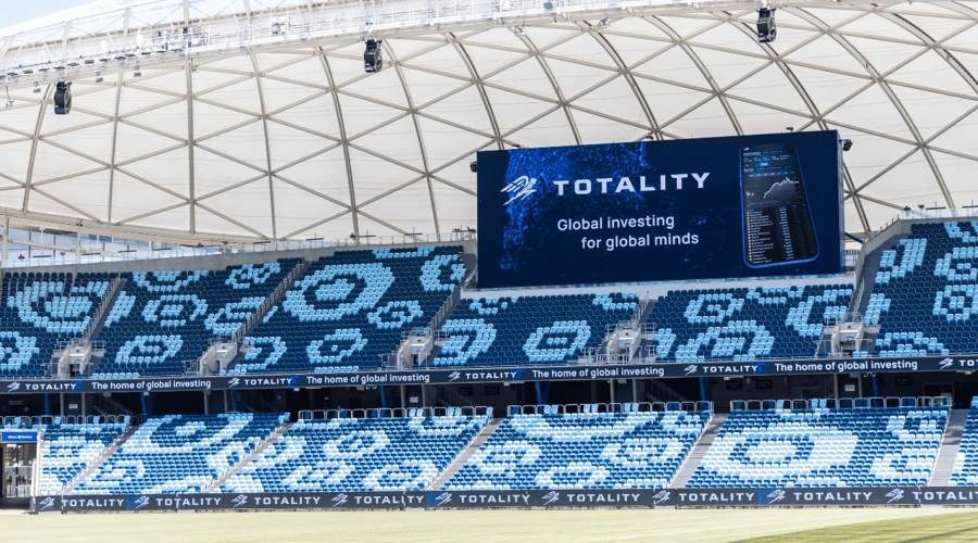 Totality branding at Sydney's Allianz Stadium