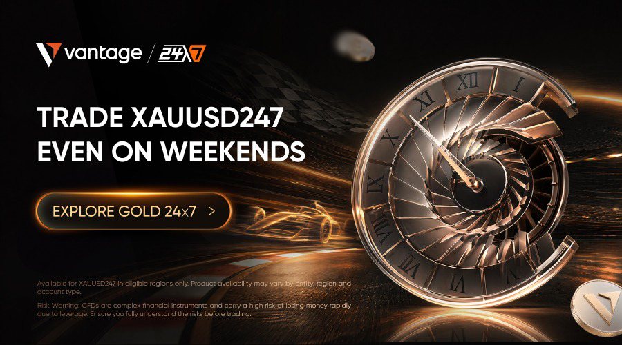 Vantage launches XAUUSD247, enabling 24 7 Gold CFD trading.
