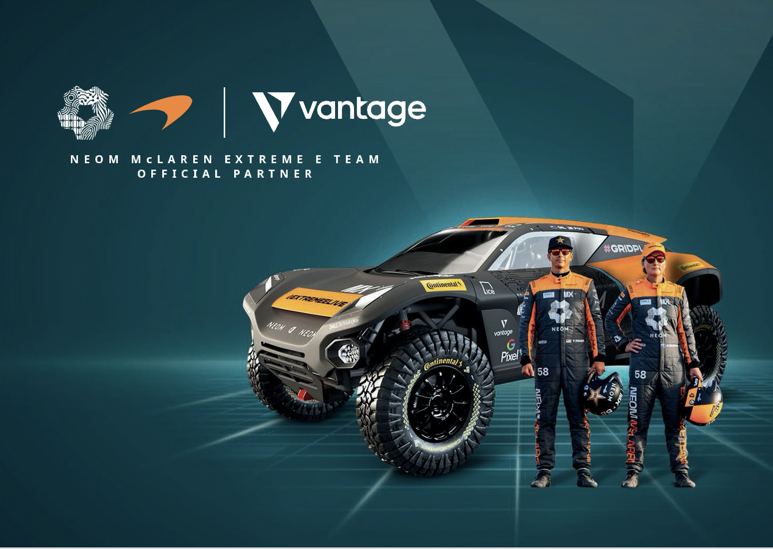 Vantage's campaign after its partnership with McLaren Racing's Extreme E team