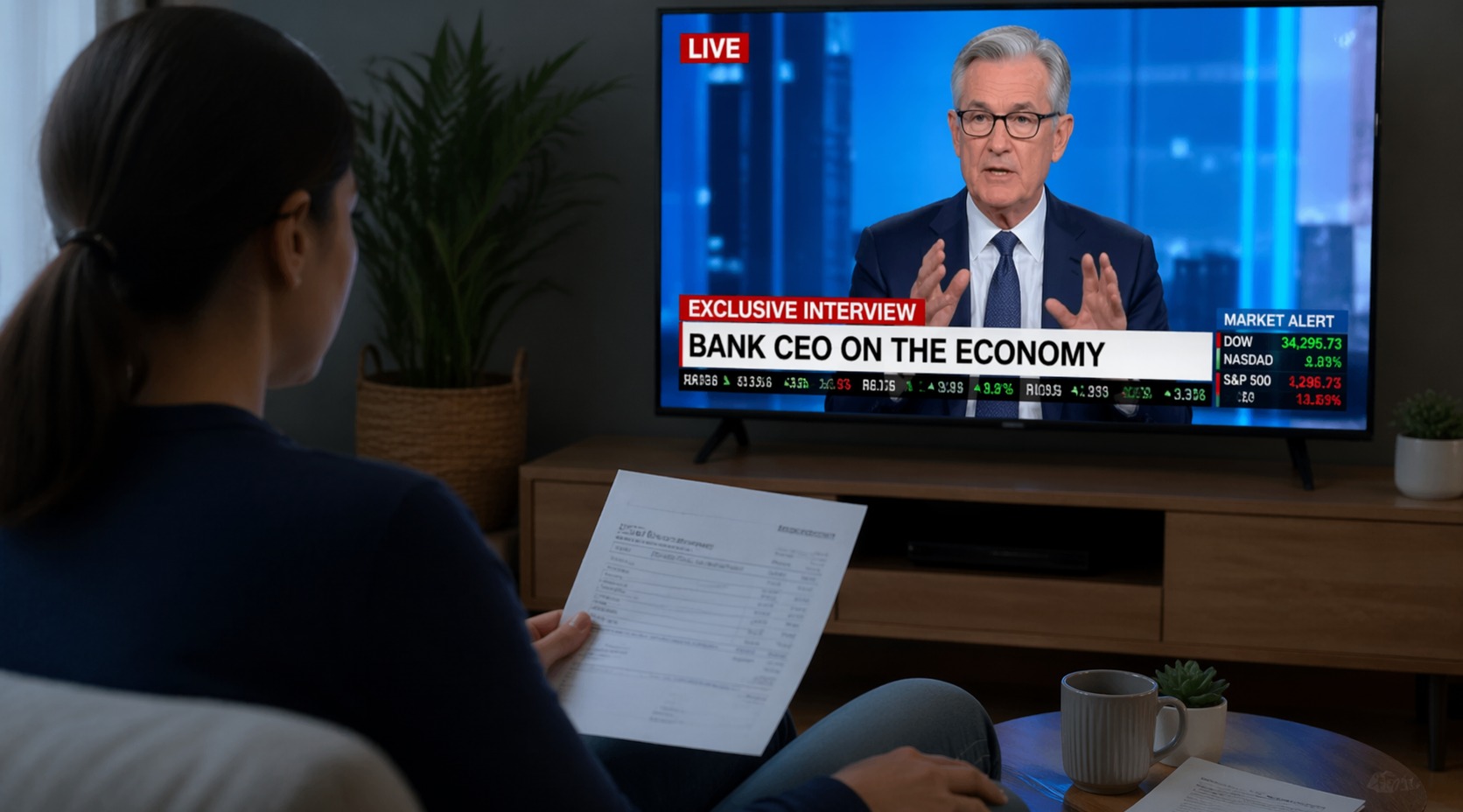 Fake TV interview with bank CEO used in online trading scam