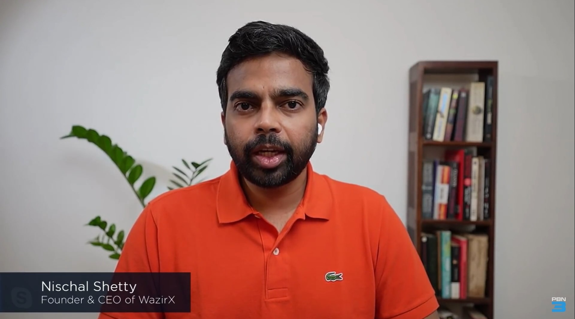 WazirX's founder, Nischal Shetty, interviewed by Paul Barron Network; Source: YouTube