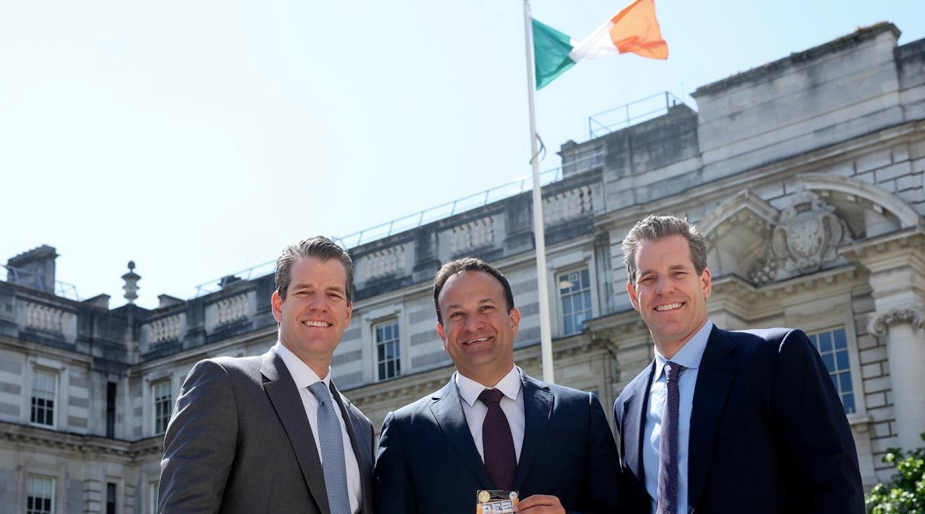 Winklevoss Brothers and Irish Prime Minister