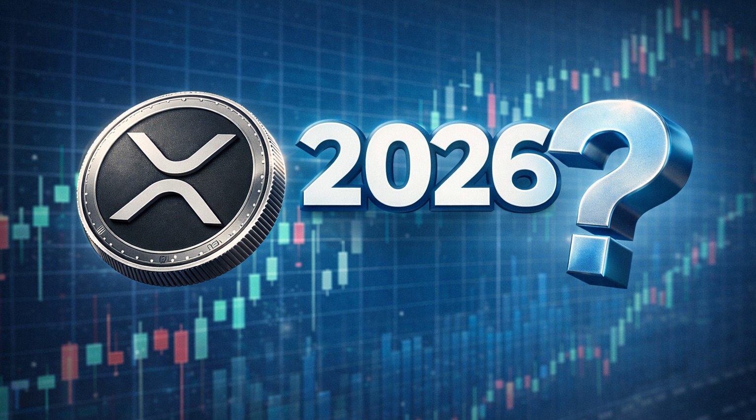 Illustration created with ChatGPT showing an XRP token next to the year 2026