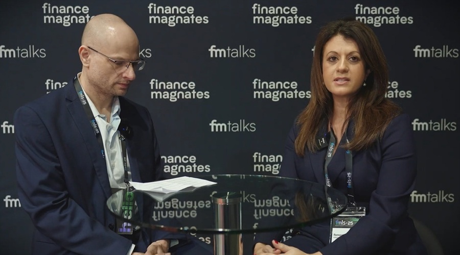 Yam Yehoshua interviewing Remonda Z. Kirketerp Møller at the Finance Magnates London Summit 2025