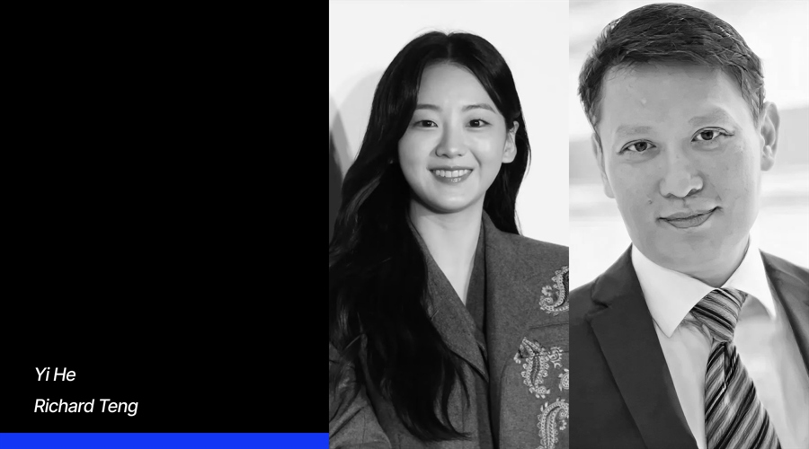 Yi He and Richard Teng, co-CEOs of Binance