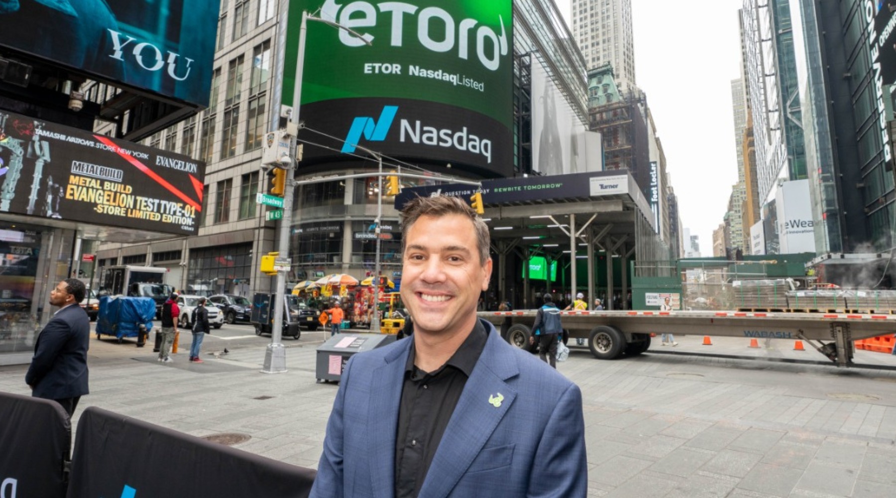 Yoni Assia at the eToro IPO launch event at Nasdaq (Photo: Wikimedia)
