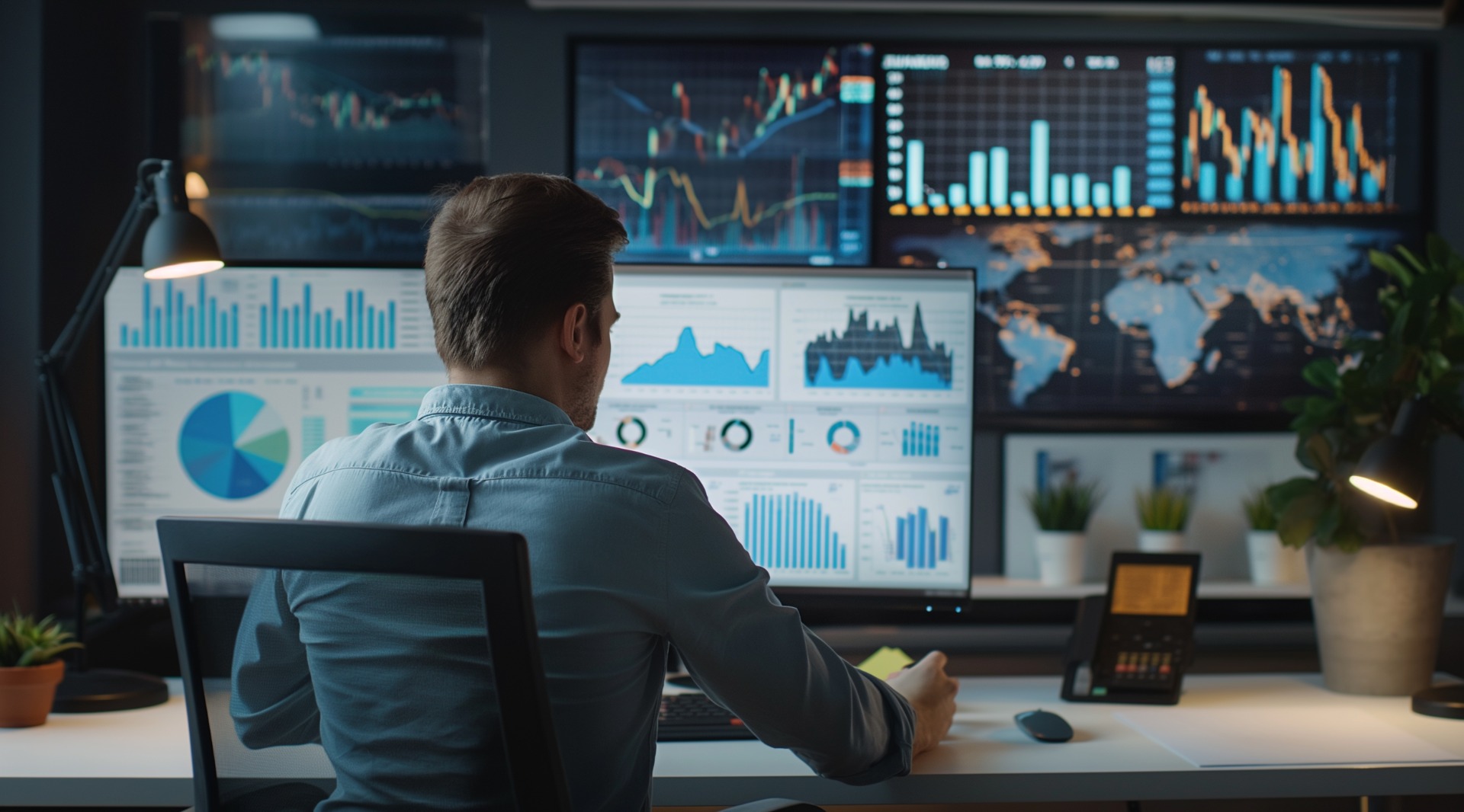 a trader trading (shutterstock)