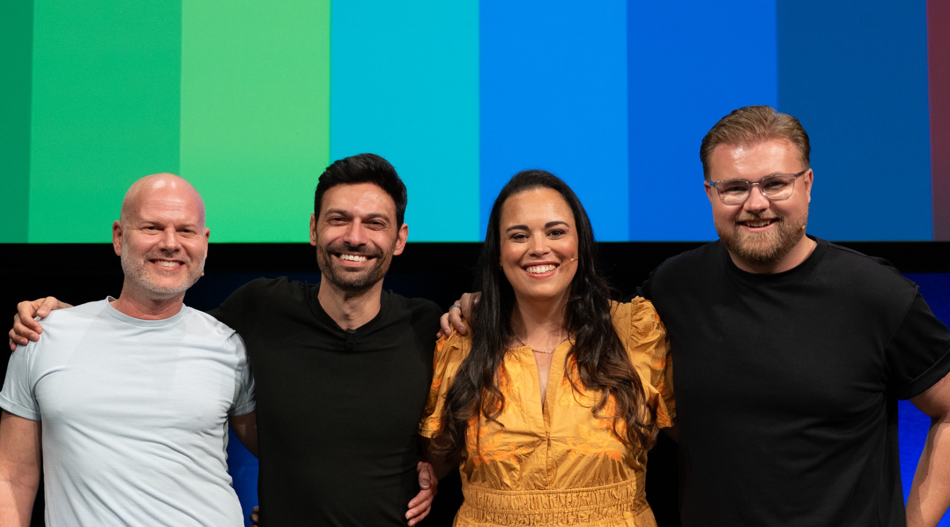 bunq team during Update 29 event in Amsterdam