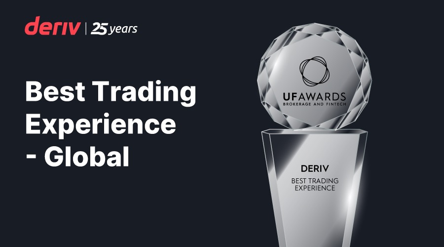 Deriv wins ‘Best Trading Experience’ at UF Awards at iFX EXPO International 2025