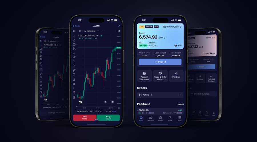 dxtrade mobile app