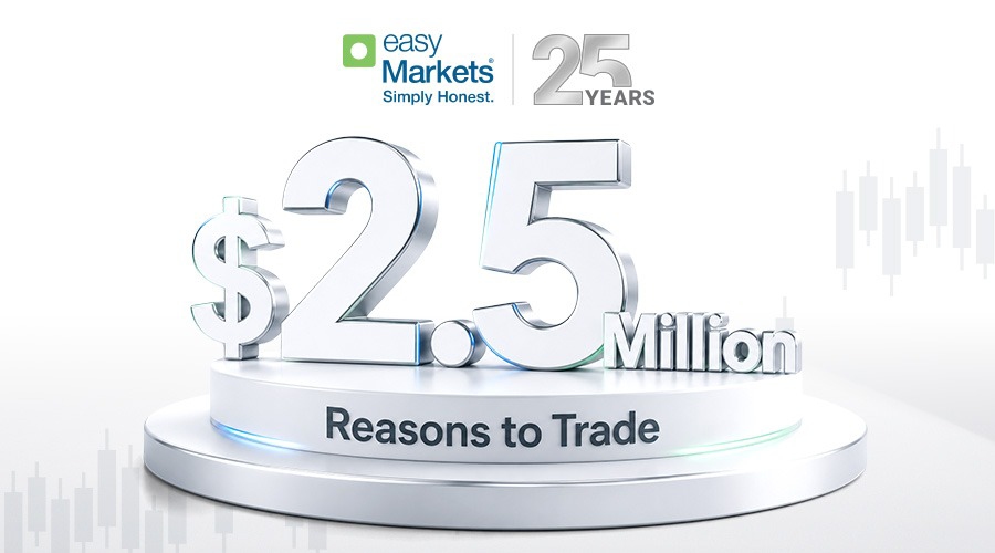 easyMarkets Celebrates 25 Years with Largest Client Rewards Campaign in its History
