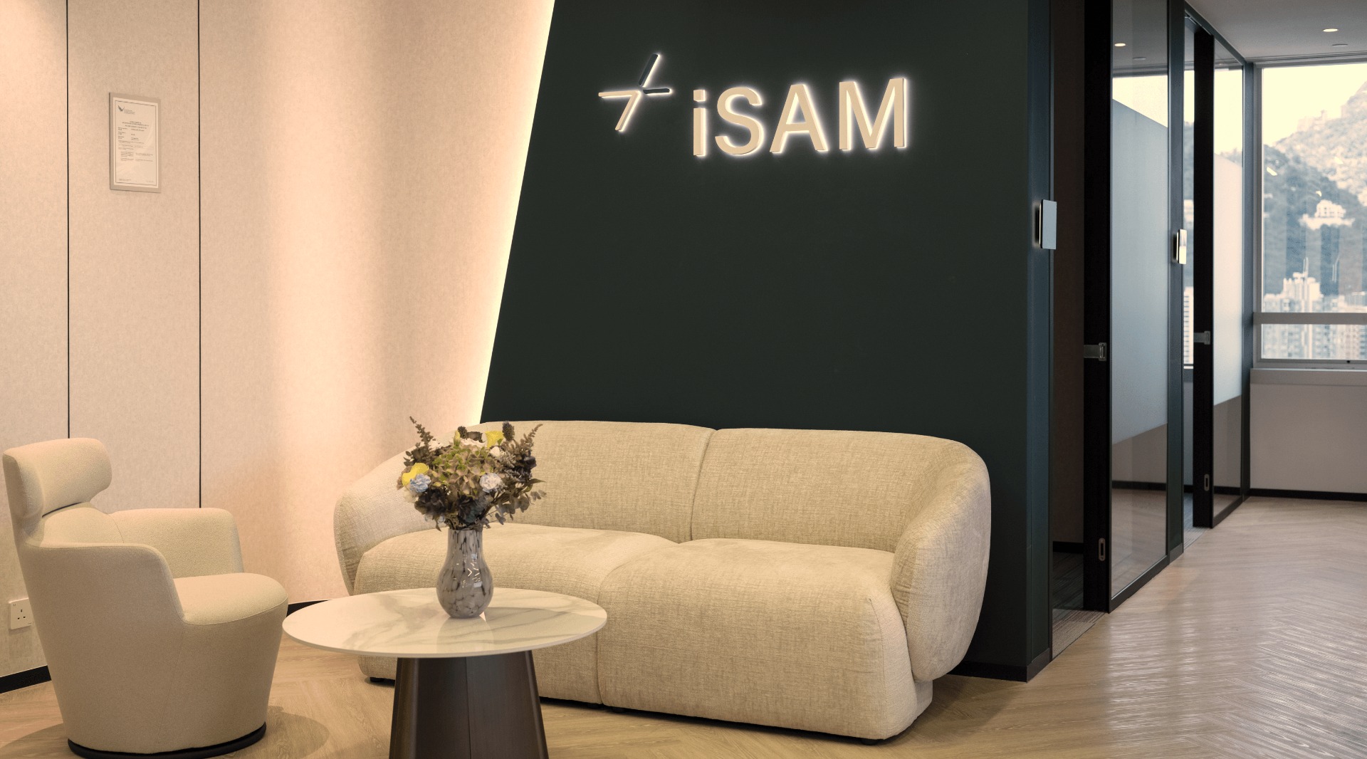 iSAM's new Hong Kong office