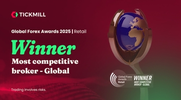 Tickmill Wins ‘Most Competitive Broker’ at the Global Forex Awards 2025